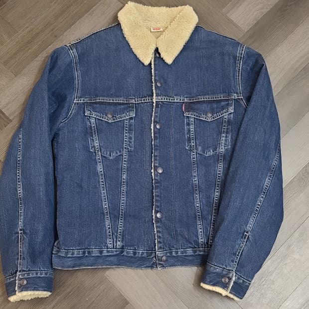 LVC 리바이스 쉐르파 세르파 셰르파 시어링 양털 트럭커 중청 워크웨어