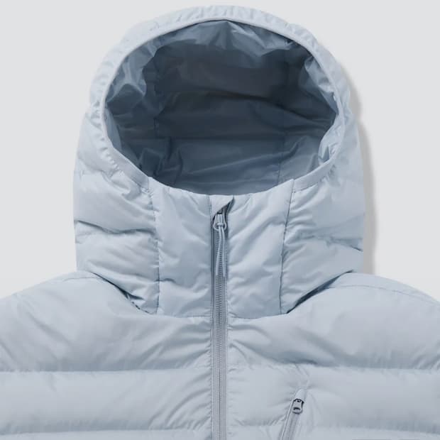 무탠다드 시티 레저 후디드 라이트 다운 재킷