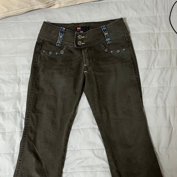 빈티지 디젤 로우라이즈 카프리팬츠 25