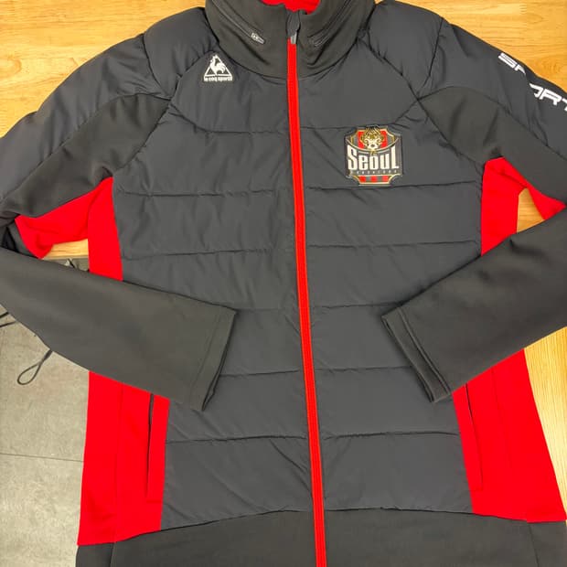 [XL] 르꼬끄 FC서울 패딩 자켓 블랙/레드