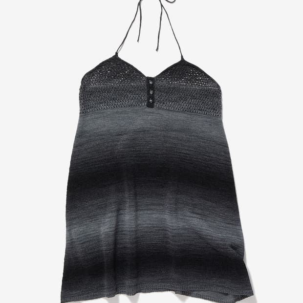 PERVERZE MULTI-COLORED KNIT DRESS, GRAY