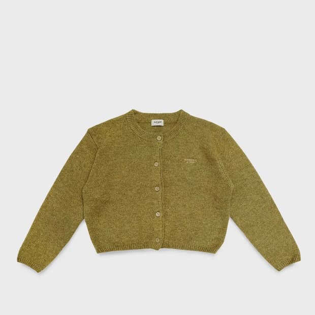 Ebbe Mild Wool Cardigan Khaki