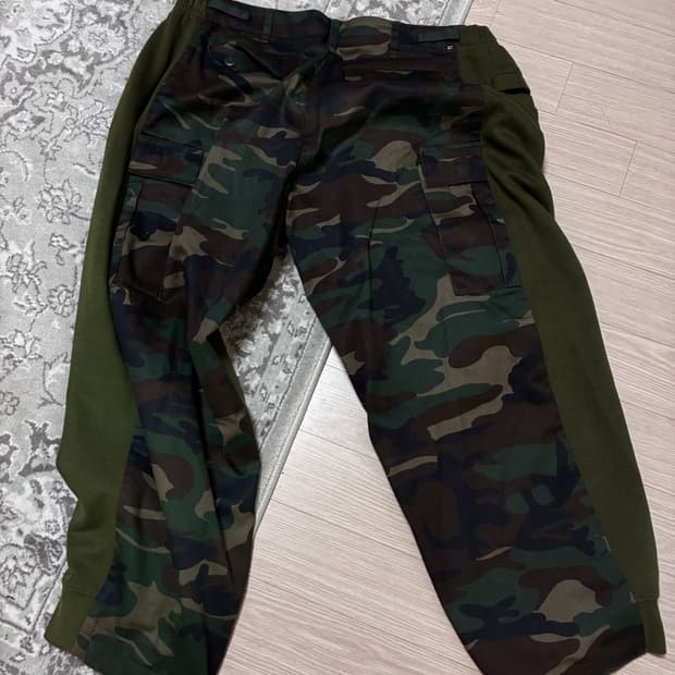 블레스 오버조깅 카모 팬츠 S