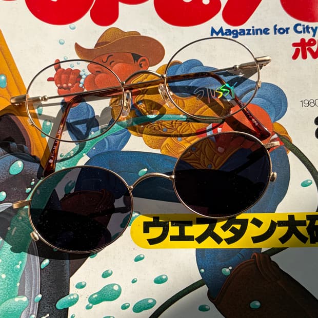 [데드스탁] 90s 올드 스투시 stussy 안경테 및 선글라스 클립