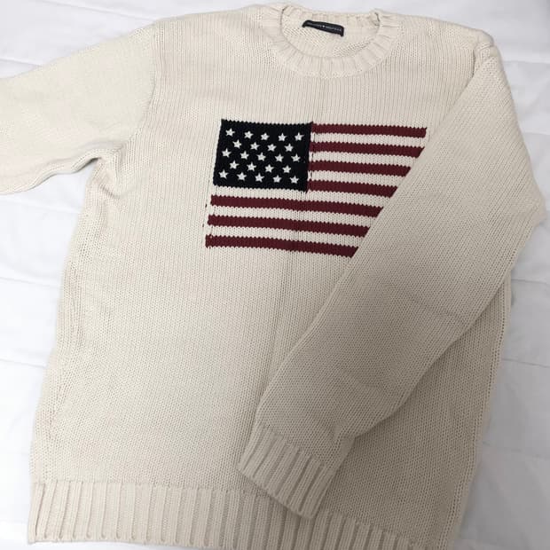 브랜디멜빌 성조기 니트