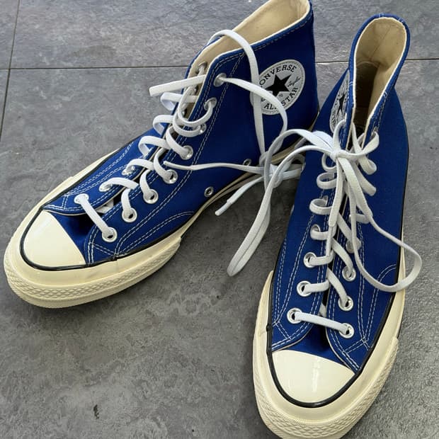컨버스 하이 척테일러 블루 260사이즈