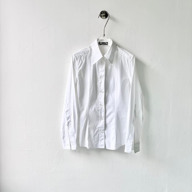 돌체앤가바나 프릴 라인 셔츠 