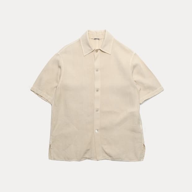 washi duck canvas s/s shirt 