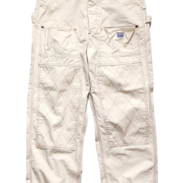 [새상품]캐피탈 씬 캔버스 럼버 팬츠 키나리 2사이즈 Kapital lu