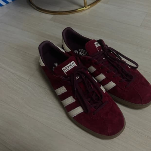 아디다스 270mm 버뮤다 버건디