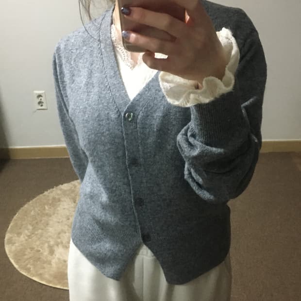 캐시미어가디건