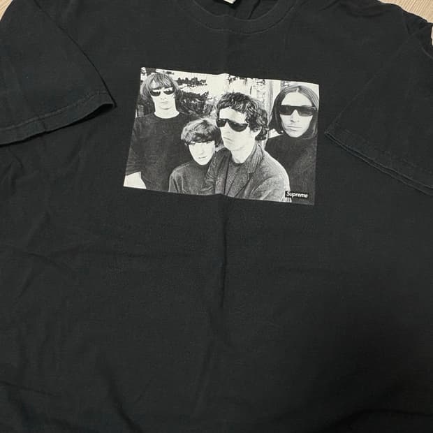 슈프림 더 벨벳 언더그라운드 반팔 xl