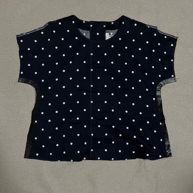 [S] 꼼데가르송 도트 블라우스