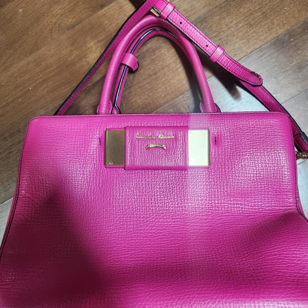 사만사타바사 핑크 크로스백