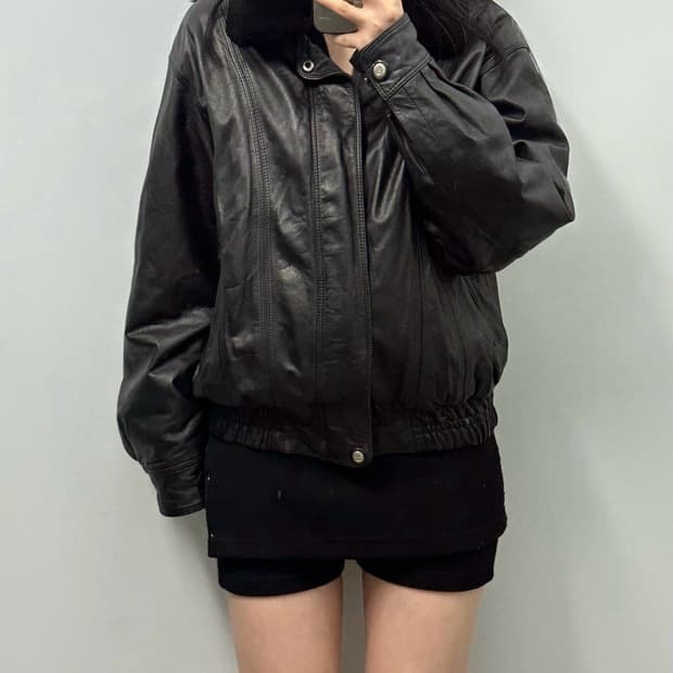 Vintage 빈티지 a-2 양가죽 봄버 자켓