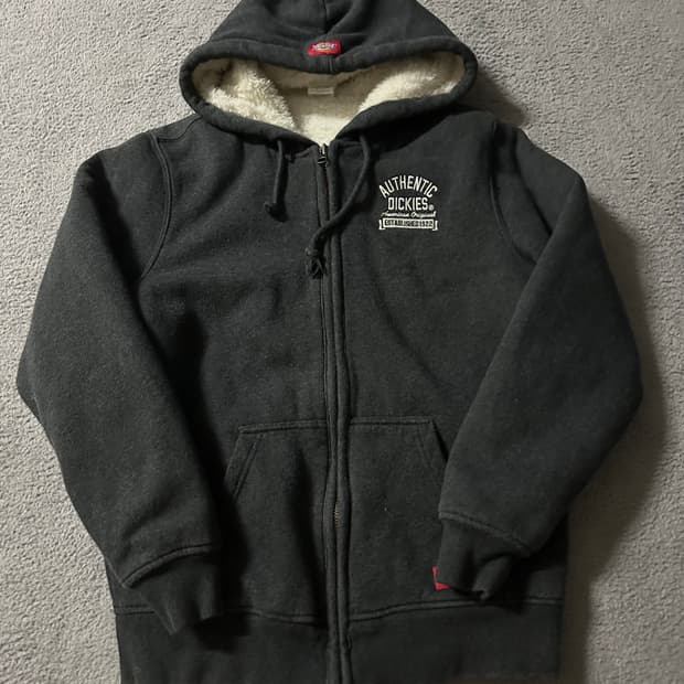 Dickies 양털 후드집업 S