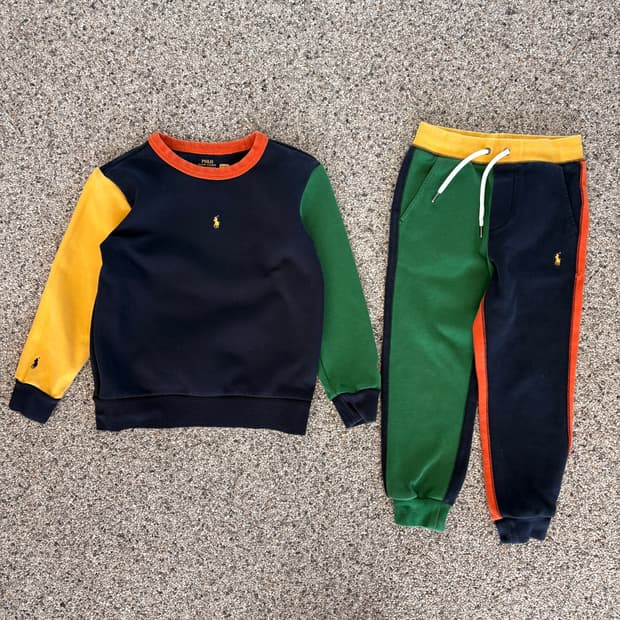 120 폴로 랄프로렌 키즈 스웻셋업 자메이카