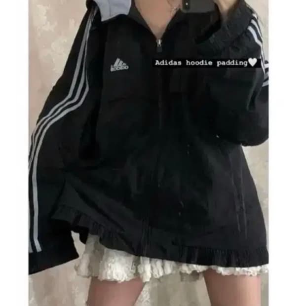 아디다스 올드스쿨 빈티지 점퍼 바람막이