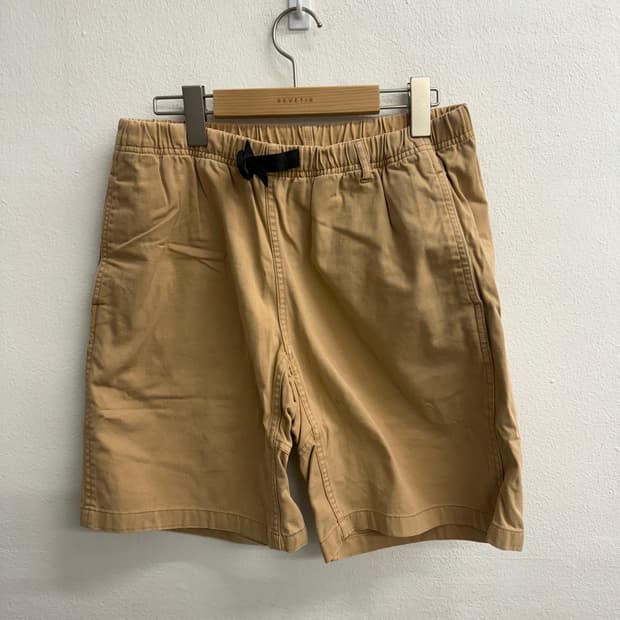 USA 그라미치 베이지 밴딩 하프 팬츠 L