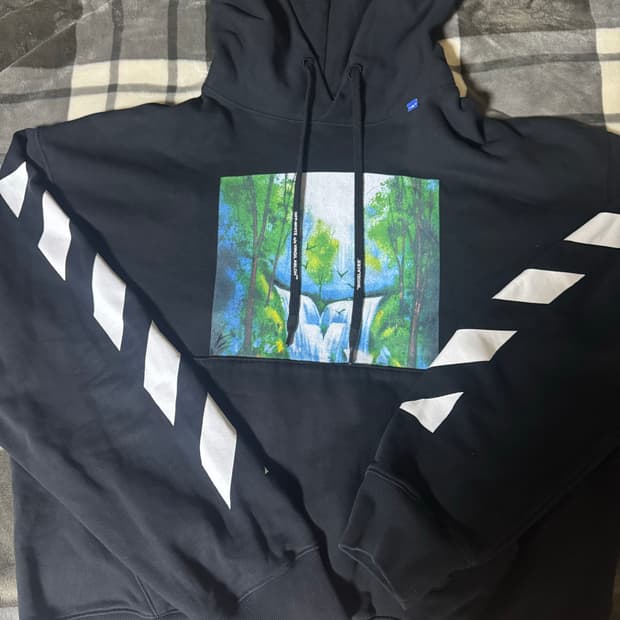 오프화이트 후드티