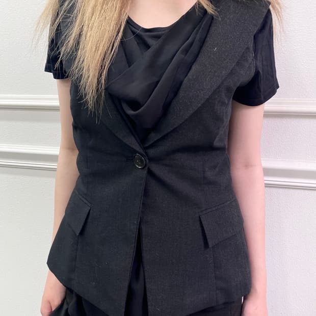  [OBZee]00’s Minimal Mood Slim Fit Vest