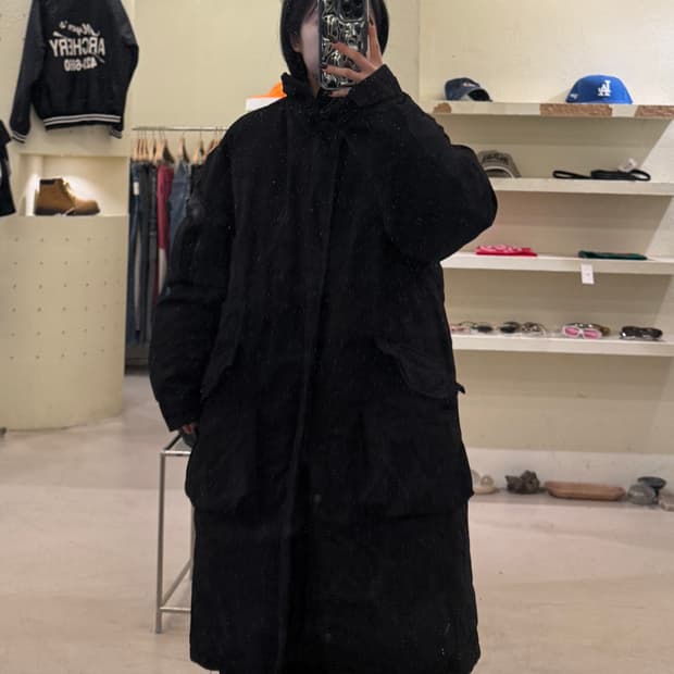 라퍼지스토어 블랙 빅포켓 오리지널 파카 U1291