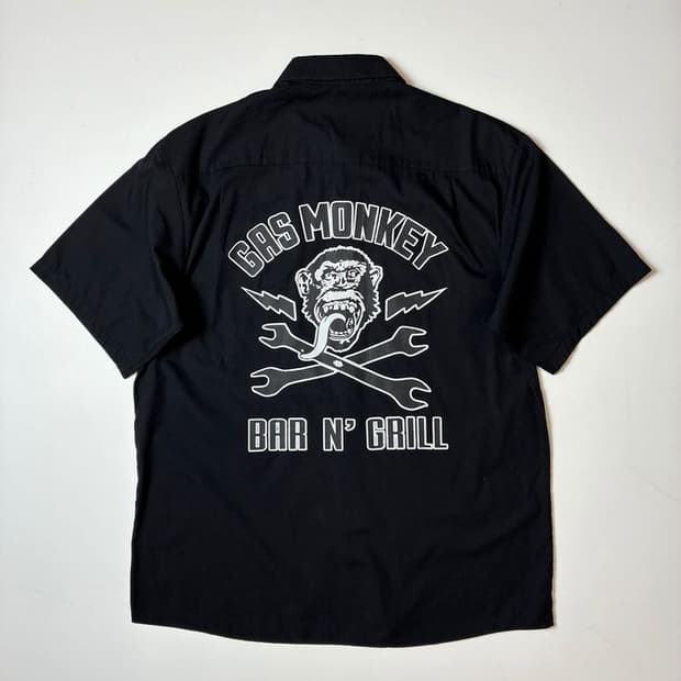 Selected 00's 빅프린팅 반팔 코튼 셔츠 PN9486