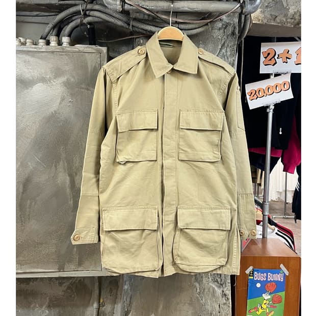 BDU 밀리터리 자켓 베이지 S #csz3755