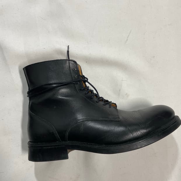 zara 레이스업 레더 부츠