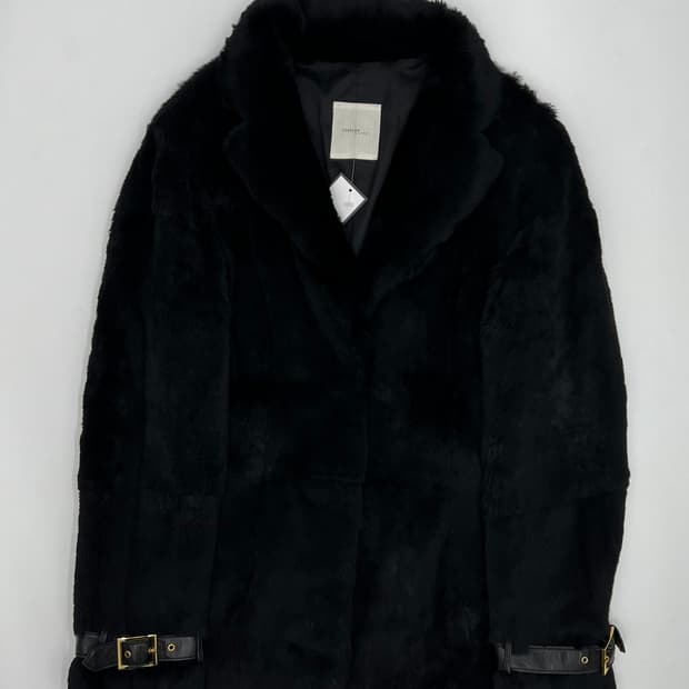 빈티지 래빗 퍼 자켓