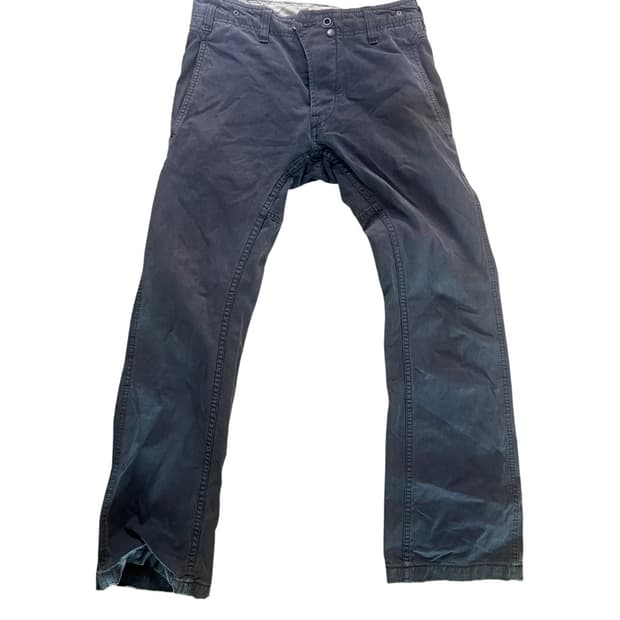 디젤 그레이 코튼 팬츠