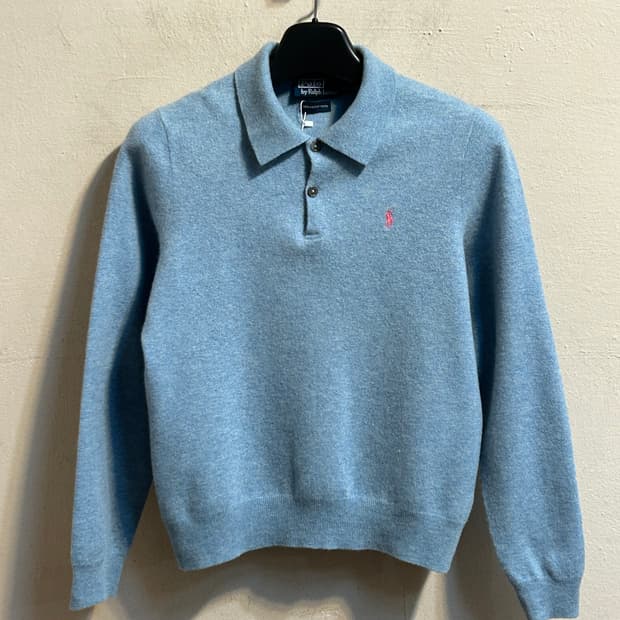 폴로 랄프로렌 울 카라 니트 스웨터