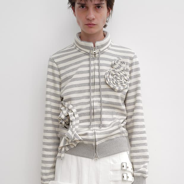 Openyy 오픈와이와이 아플리케 후드 집업