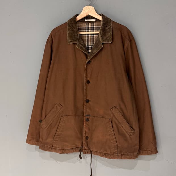 Papas 브라운 코듀로이 워크자켓 
