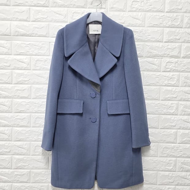 택포// 샤틴 SATIN 캐시미어 여성 코트 S