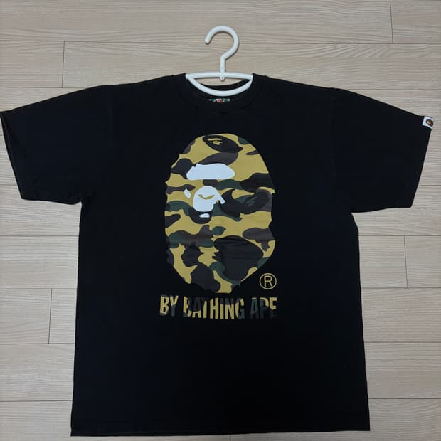 베이프 카모 반팔 