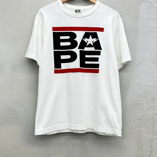 BAPE 베이프 00s 슈퍼맨 오마주 프린트 티셔츠
