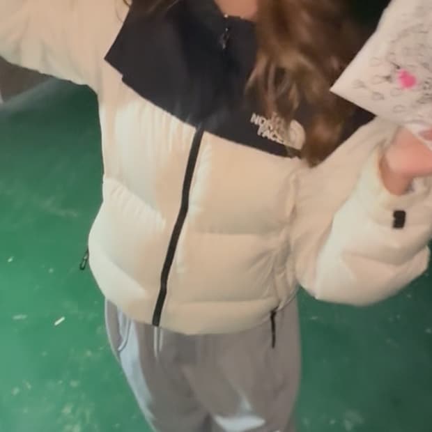 노스페이스 1996 에코 눕시 자켓 화이트 m