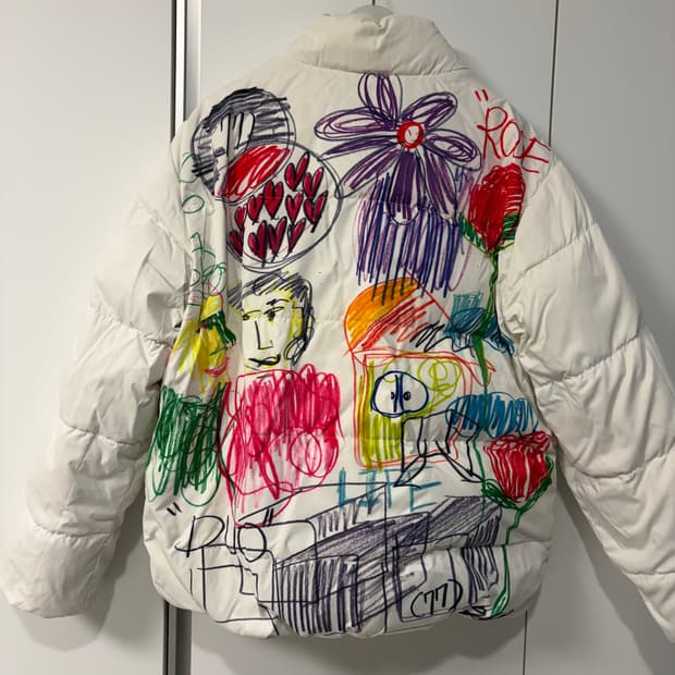 비지터뮤지엄x마뗑킴 패딩 m 풀박