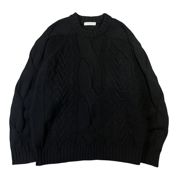 노이어 헤비 케이블 니트