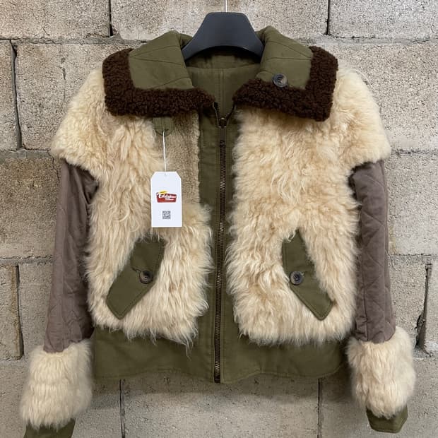 디젤 퍼 양면 자켓