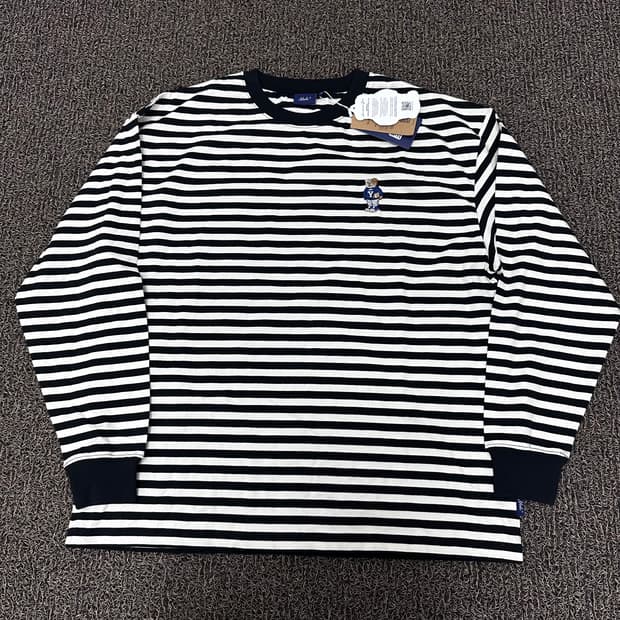 [새상품] YALE 예일 스트라이프 긴팔티셔츠 L