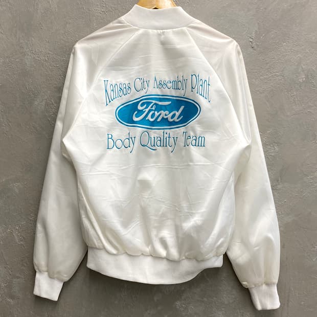 [M] USA Vintage FORD 프린팅 나일론 바시티 자켓