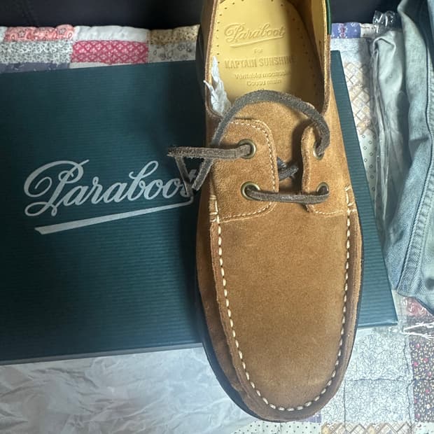 캡틴선샤인 파라부트 도밍구 uk6.5 브라운 스웨이드