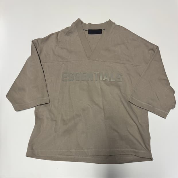 피어오브갓 에센셜 브이넥 풋볼 코튼 반팔 티셔츠 XL ~ 2XL