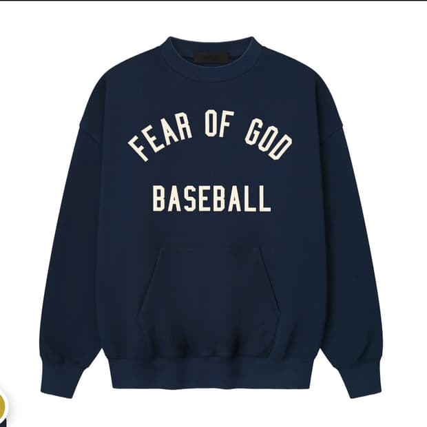Fear of God ESSENTIALS x MLB 남성 스포츠핏 크루넥