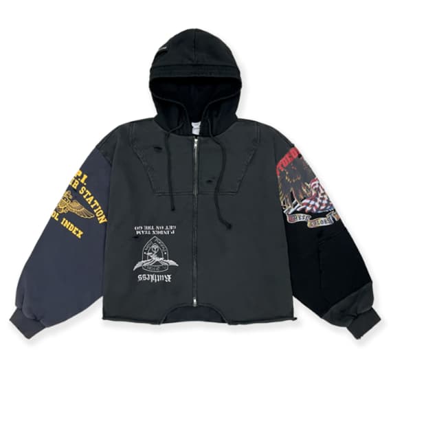 [3] 프로토콜 인덱스 업사이드다운 집 후디 블랙