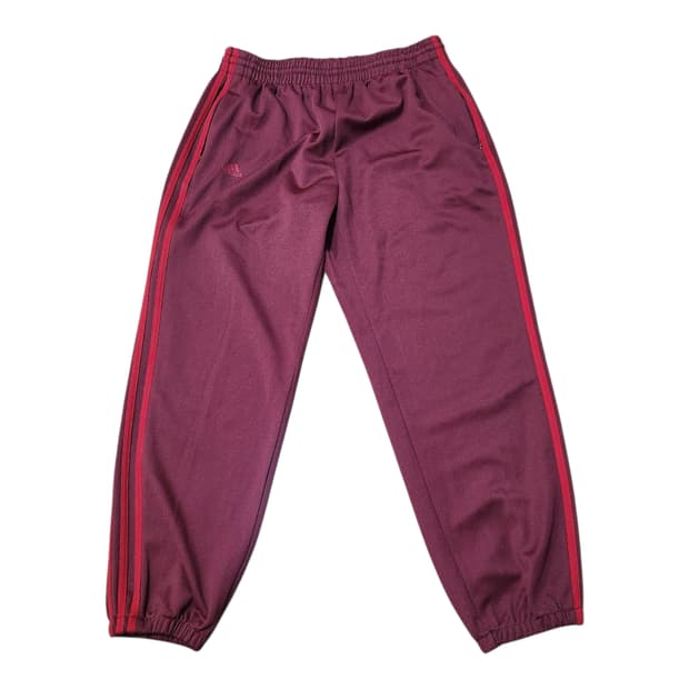 아디다스 삼선 트레이닝 바지 버건디