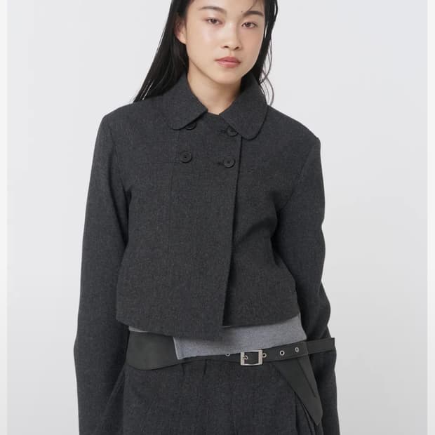 미세키서울 Wabi Round collar double jacket