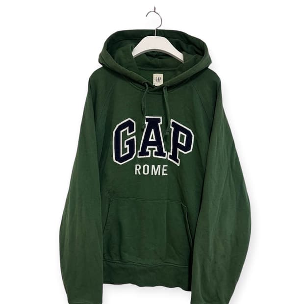 GAP 갭 로고 그린 후드티